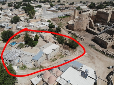 Harran'da Arkeolojik Alanda Prefabrik Tahribat