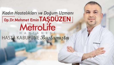 Op.Dr.Mehmet Emin Taşdüzen Hasta Kabulüne Başladı.