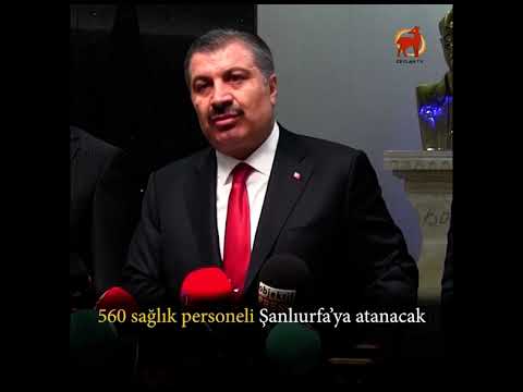 Sağlık Bakanı Fahrettin Koca'dan Şanlıurfa'ya Müjdeler